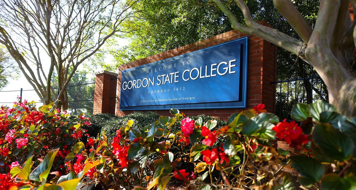Gordon State College welcome sign